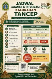 Jadwal Layanan & Informasi Kalurahan Tancep Tahun 2026